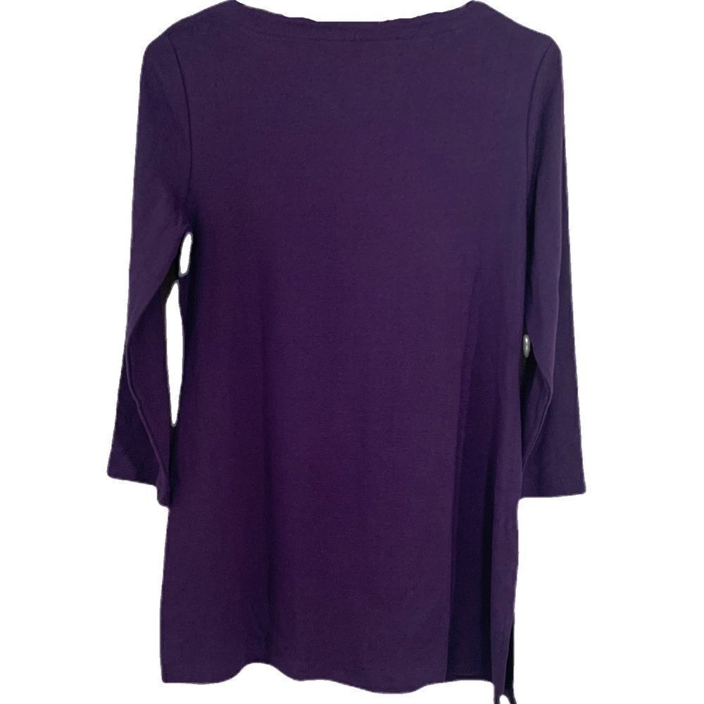 NWT Karen Scott boat neck tunic
